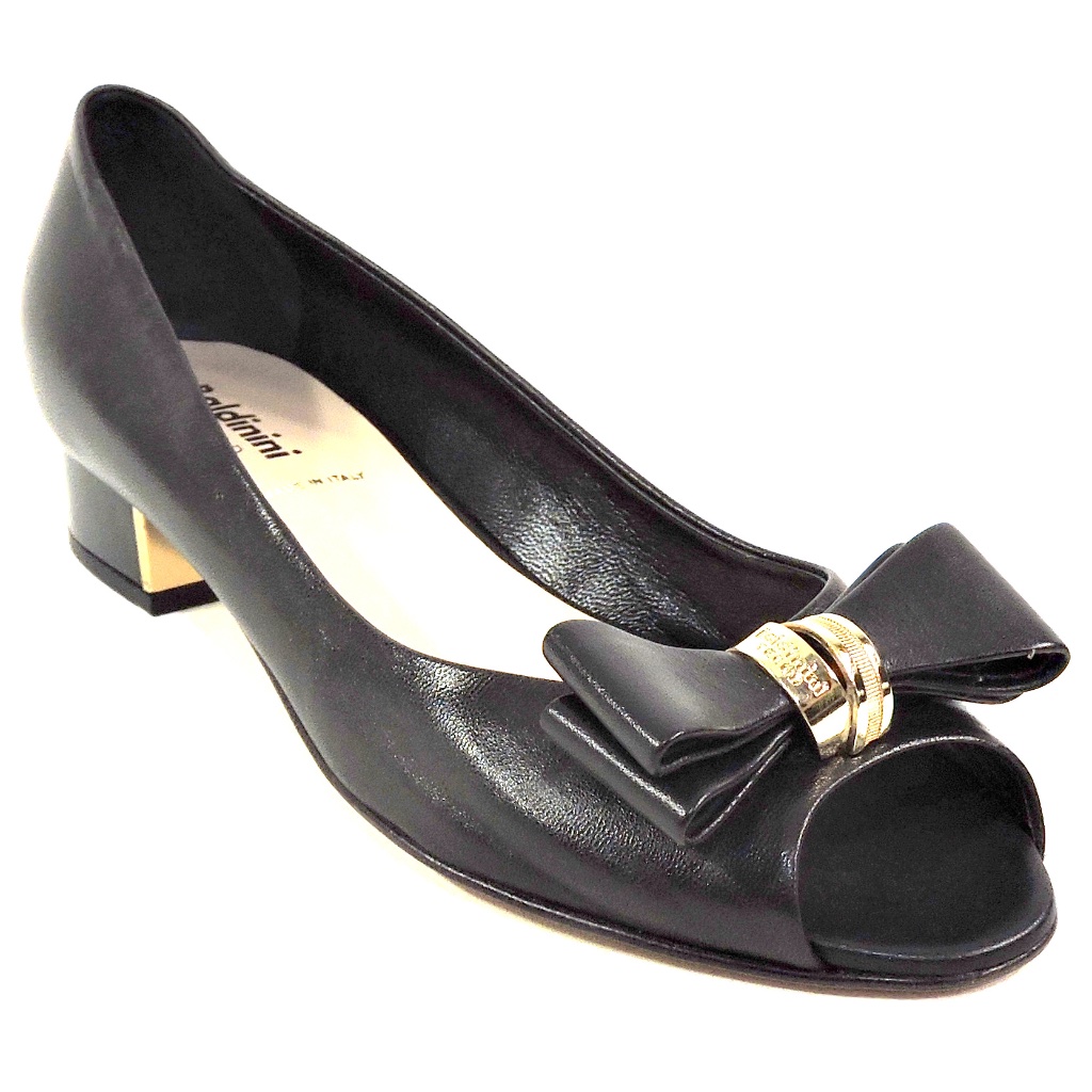 Baldinini Women's Black Soft Leather Comfort Fashion Loafers